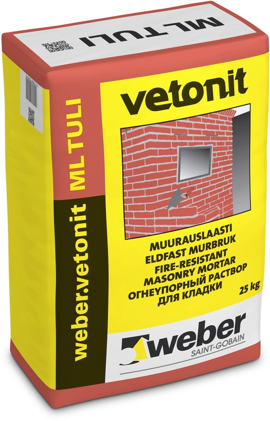 Müürisegu tulekindel Weber Fire Mortar 15Kg 1022225