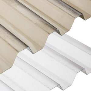 Katuseplaat PVC trapets 0,8x900x3000 pronks 102148