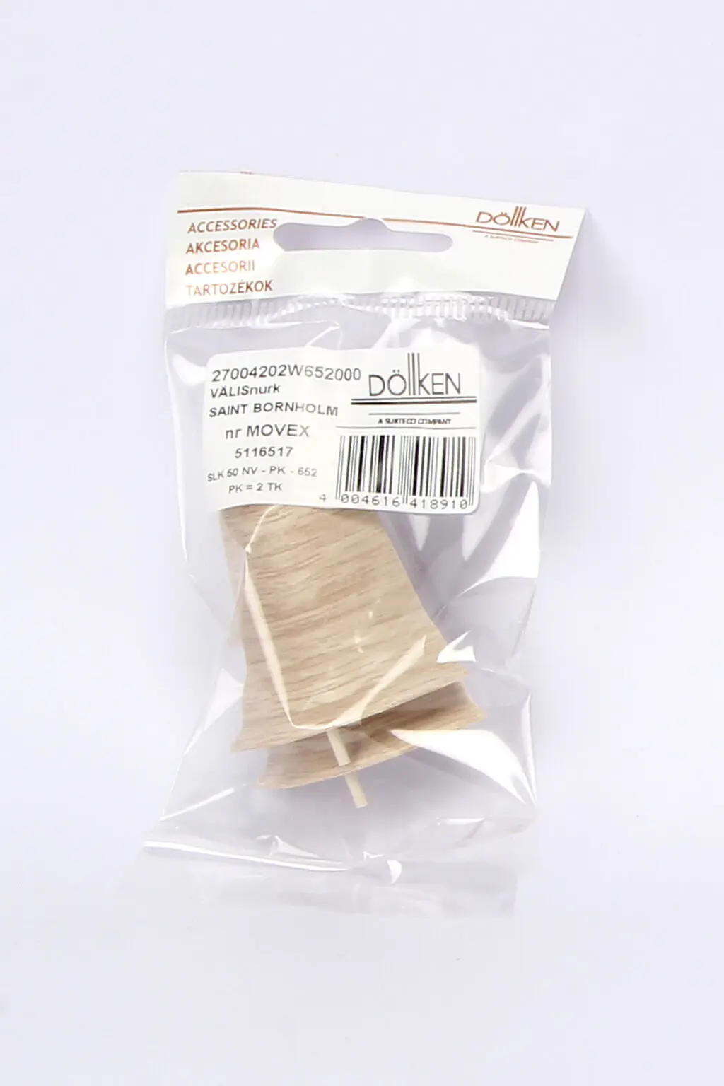 Välisnurk SLK50 plast, bronholm kuusk 2tk/pk W652 5116517