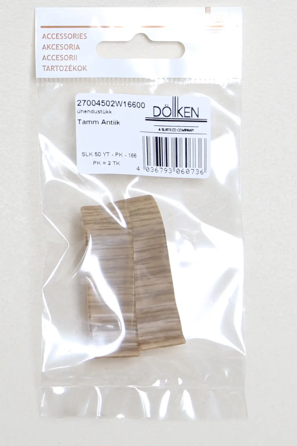 Ühendustükk SLK50 antiik tamm 2tk/pk W166 5113802