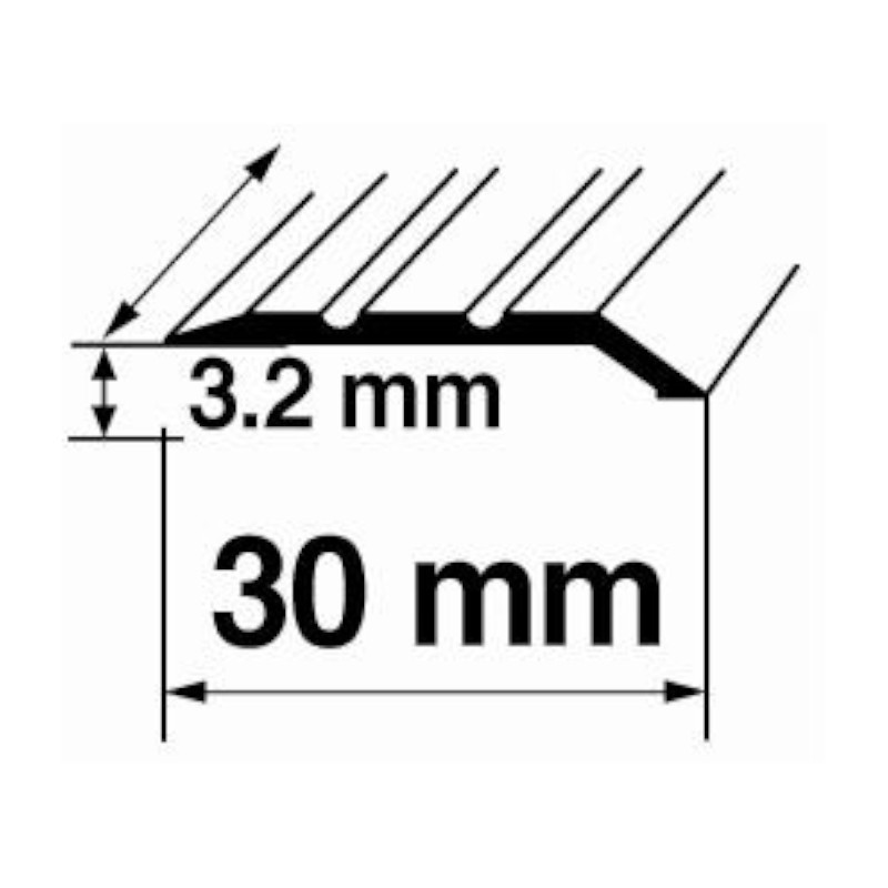 Liist A7-2-18 3,2mm kuld
