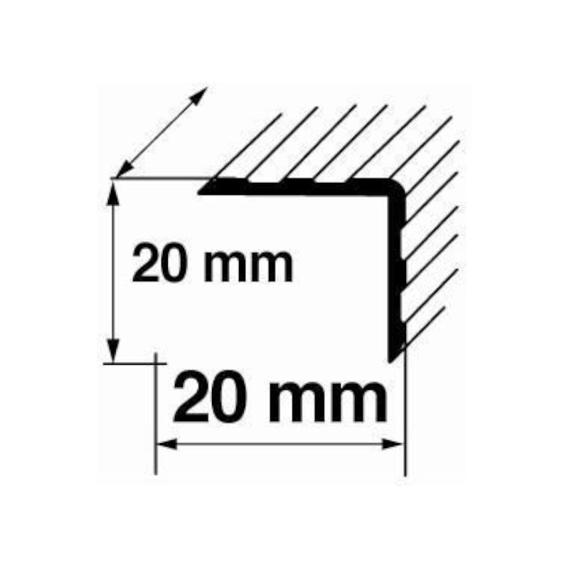 Liist A14-2-09 20x20 kuld
