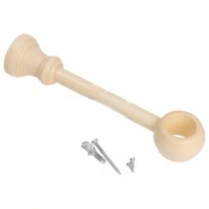 Kardinapuu kinnitus 18cm, 28mm, natur KP7.K28101718