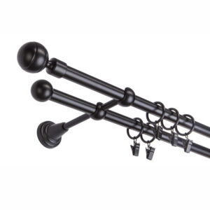 Kardinapuu, must, 240cm, 2-realine, D16/16, Paola