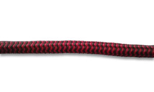 Tekstiilkaabel ümar must-punane 3x0,75mm 3m 5145P