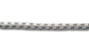 Tekstiilkaabel ümar valge-hall 3x0,75mm 3m 5146P