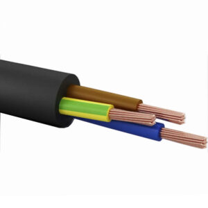 Elektrikaabel 3x2,5mm kumm, kiuline, must H05RR-F (100m) 5175