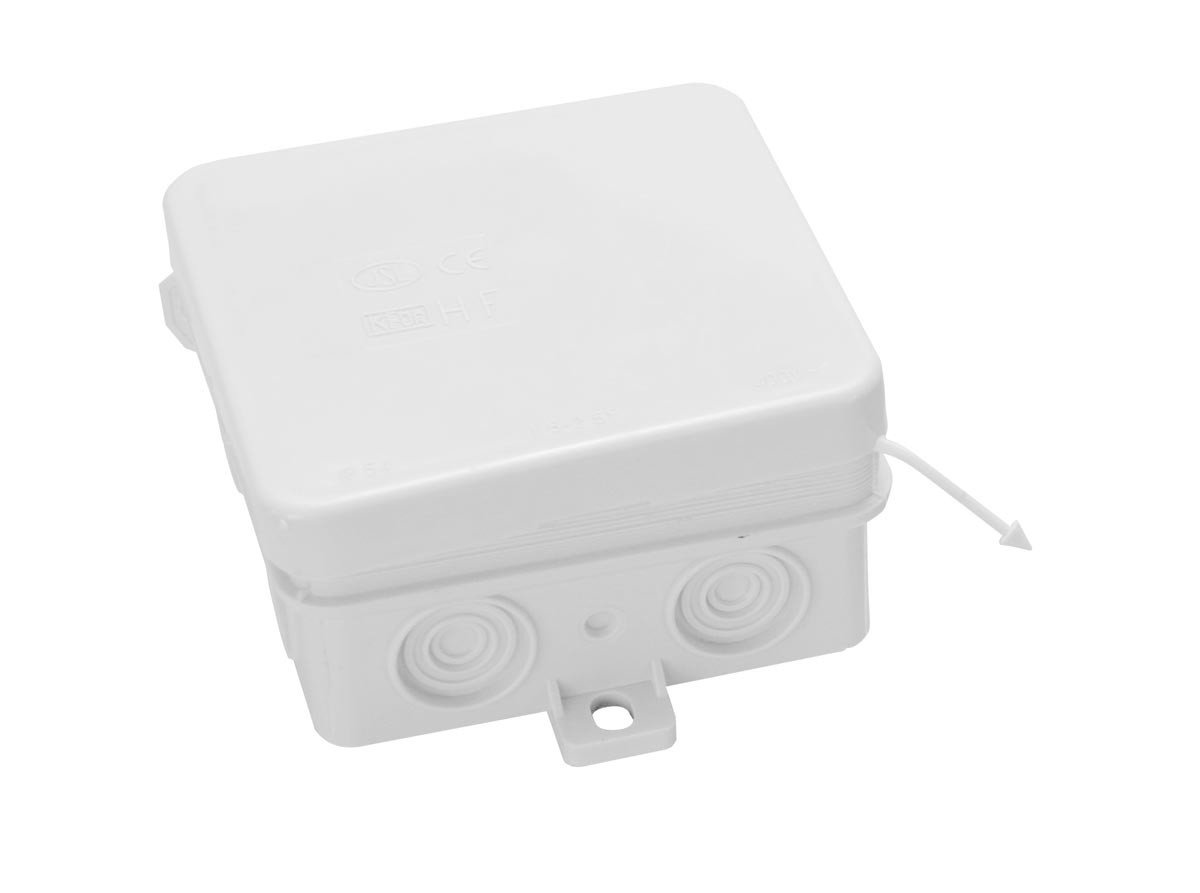 Harukarp 75x75x37 IP54 valge FE7-W