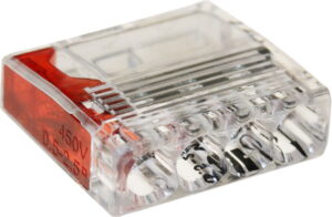 Kiirklemm mini 4-le juhtmele 1,0-2,5mm², 10tk/pakk 8484-10P