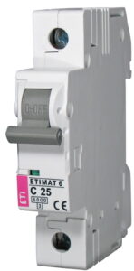 Kaitselüliti ABB C 25A 1F 1M 6kA 2CDS211001R0254