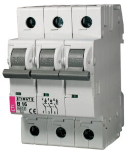 Kaitselüliti ABB B 16A 3F 3M 6kA 2CDS213001R0165
