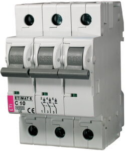 Kaitselüliti ABB C 10A 3F 3M 6kA 2CDS213001R0104