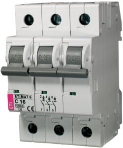 Kaitselüliti ABB C 16A 3F 3M 6kA 2CDS213001R0164