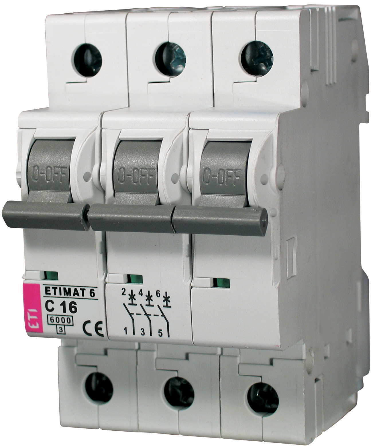 Kaitselüliti ABB C 16A 3F 3M 6kA 2CDS213001R0164