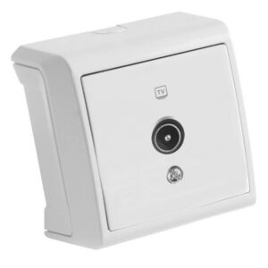 Pistikupesa Vera valge TVpesa 0dp 90681049P