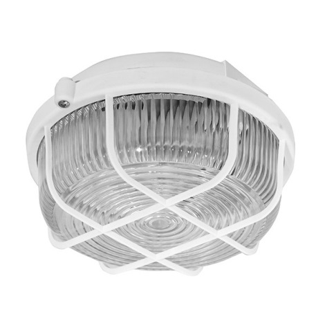 Valgusti ümar valge kattega 100W, IP44, E27 03334S