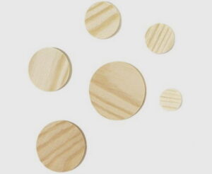 Puidust tapiplaadid d30mm 10tk 40-2943000