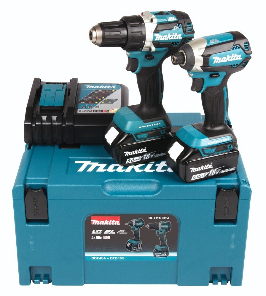 Combokit MAKITA 18V+2X5,0Ah+kiirlaadija M_DLX2289TJ