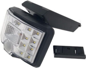 Prožektor SILOE LED liikumisanduriga 1,5W, 220lm, IP65, 4000K must 024490S