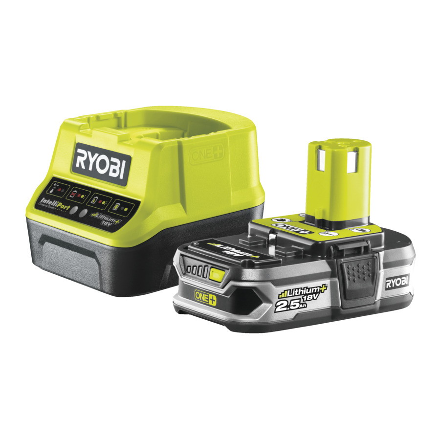 Aku ja laadija RYOBI 1 x 2,5 Ah Lithium+ RC18120-125 5133003359