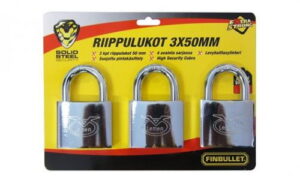 Tabalukk 50mm 3tk ühe võtmega TN_2516