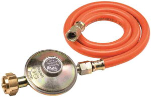 Gaasiregulaatori kmpl keermega 80mbar, 80cm voolik 52452