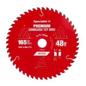 Saeketas 165x48Tx20mm Premium Specialist 51/2-16548