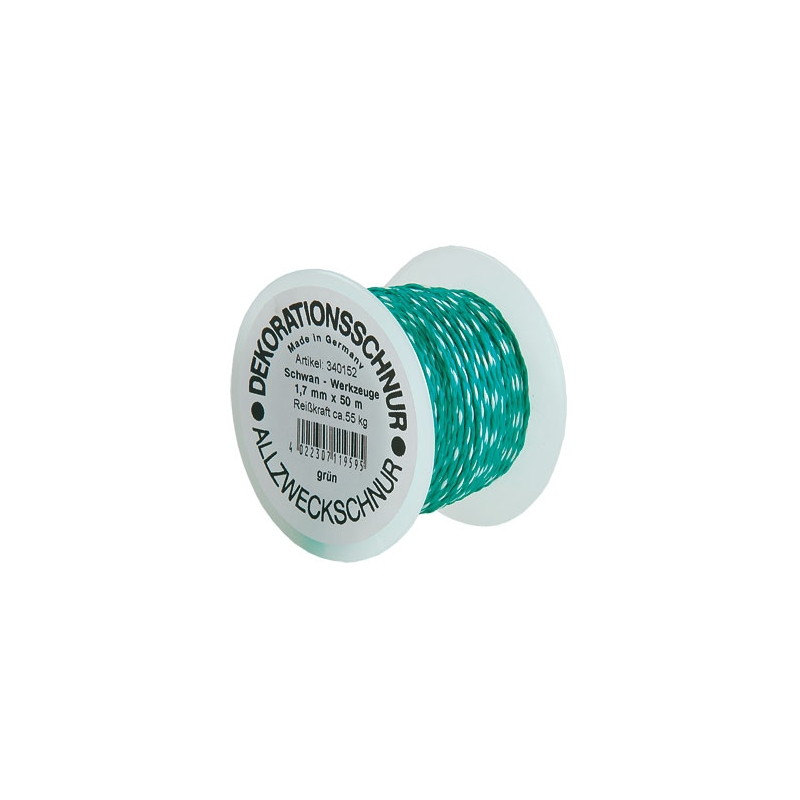 Müürinöör 2,0mm, 100m, roheline 7-340212