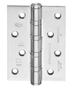 Uksehing laagriga BS120x80mm, teras kroom, parem
