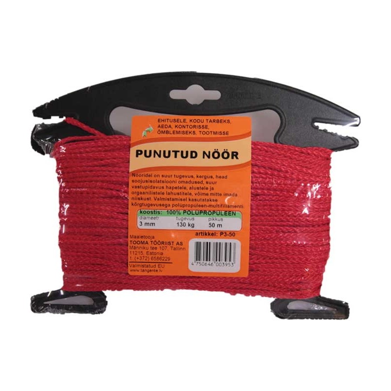 Punutud nöör 3mm/50m 18-P3/50pun