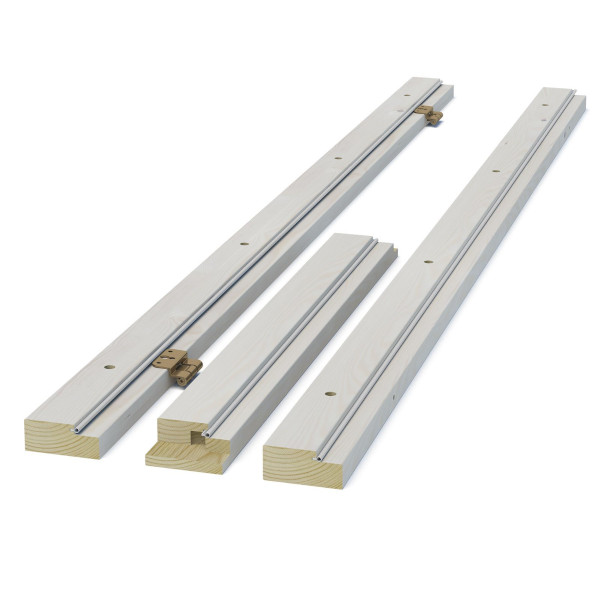 Mantelukseleng 92mm 210 mänd valge lakk