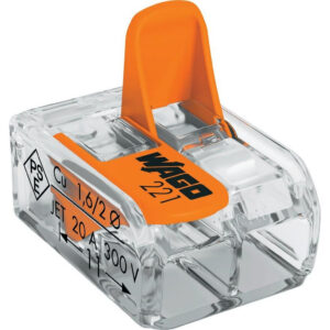 Kiirklemm Wago avatav 2x0,2-4mm 5tk/pk