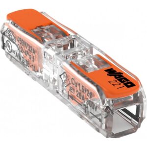 Kiirklemm Wago avatav otse 2x0,14-4mm 5tk/pk