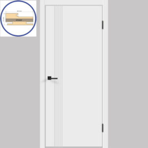 Siseuks LAR PVC01 M7x21 valge klaasita