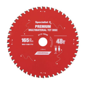Saeketas 165x48Tx20mm, Multimaterial PREMIUM, SPECIALIST+ 51/3-16548