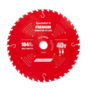 Saeketas 184x24Tx20/16mm, Demolition PREMIUM, SPECIALIST+ 51/5-18440