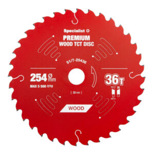 Saeketas 254x36Tx30mm, Wood PREMIUM, SPECIALIST+ 51/7-25436