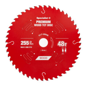 Saeketas 255x48Tx30mm, Wood PREMIUM, SPECIALIST+ 51/7-25548