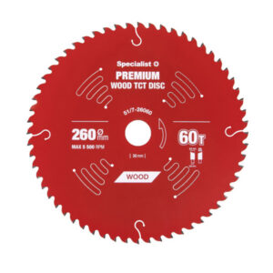 Saeketas 260x60Tx30mm, Wood PREMIUM, SPECIALIST+ 51/7-26060