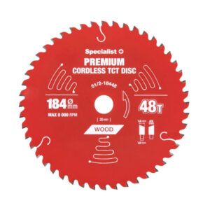 Saeketas 184x48Tx20/16mm, Cordless PREMIUM, SPECIALIST+ 51/2-18448