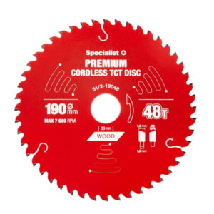 Saeketas 190x48Tx30mm Premium Specialist 51/2-19048