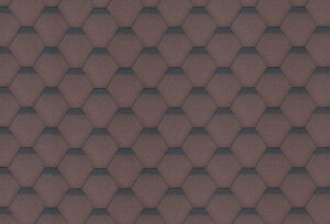 Bituumensindel Mida Yoga Hexogonal pruun 1pk/2m²