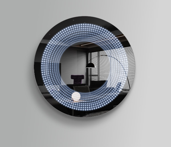 Peegel LED-valgusega Vento Spazio ümar, 600mm 47335